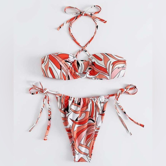 Shein Halter Thong Bikini Set - Picture 2 of 4